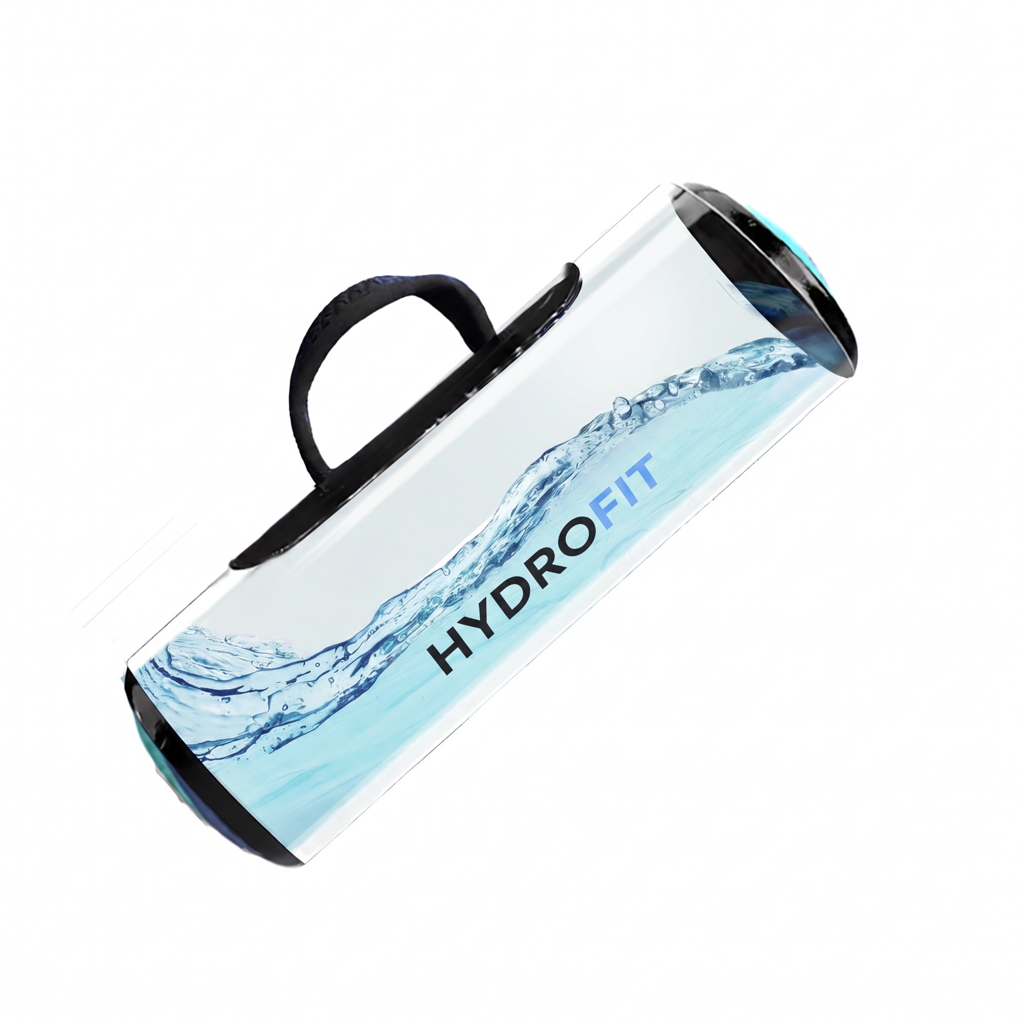 A compact HydroFit water-filled training tube with a carry handle.