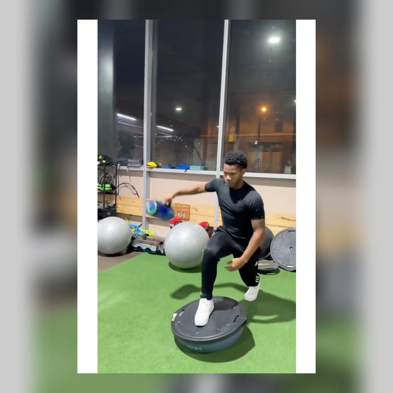 Athlete training with HydroFit Hand Trainers.