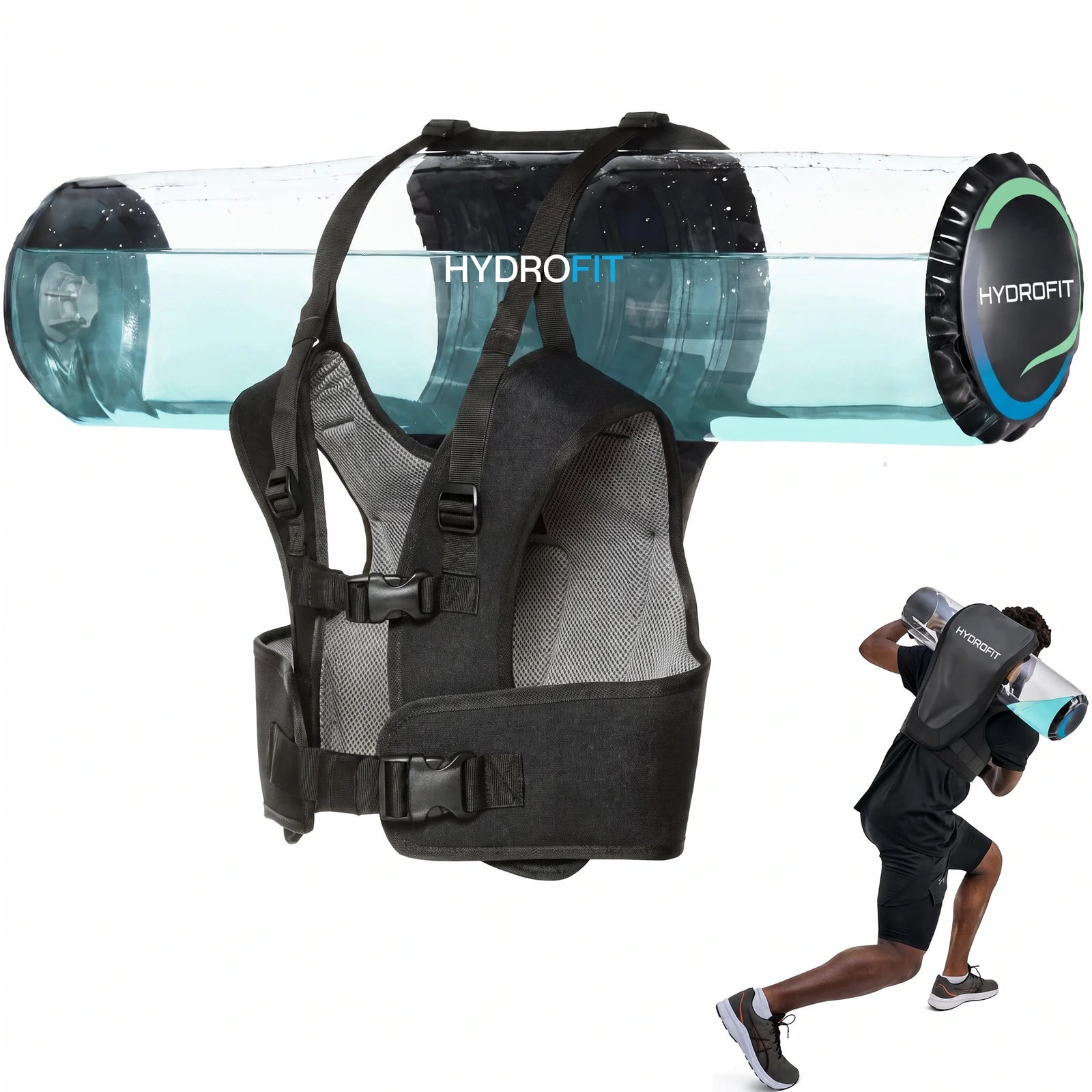 HydroFit Hydrovest with a branded water-filled Tube insert.