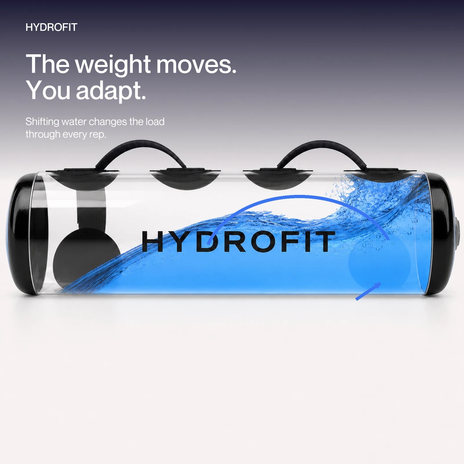 Water shifting inside the HydroFit Tube Trainer.